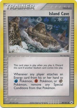 Island Cave - 89/101 - Reverse Holo - EN Island Cave - 89/101 - Reverse Holo - EN