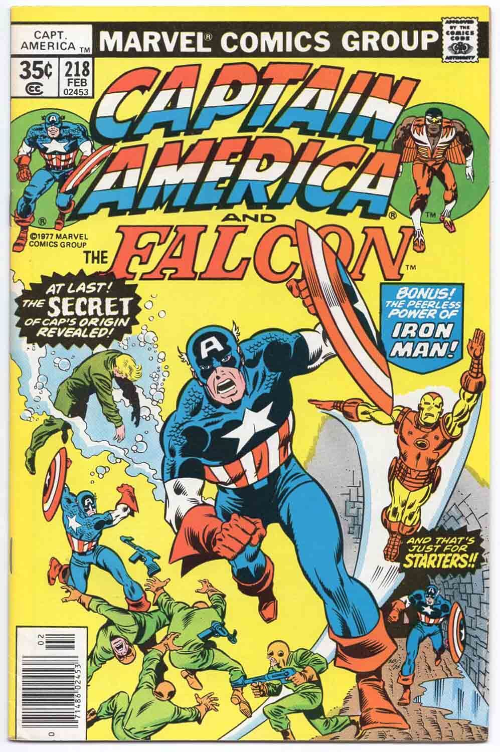 Captain America #218