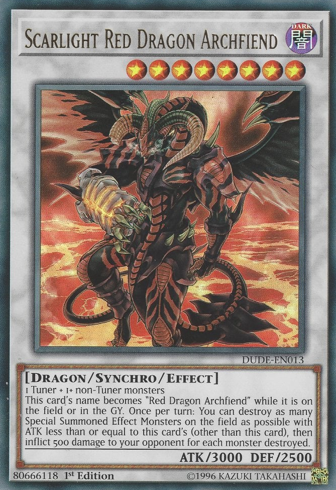 Narblicht-Rotdrachen-Erzunterweltler - DUDE-013 - Ultra Rare - 1. Auflage Narblicht-Rotdrachen-Erzunterweltler - DUDE-013 - Ultra Rare - 1. Auflage