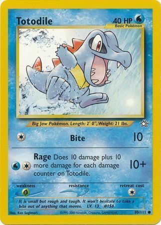 Totodile - 80/111 - Unlimited - EN