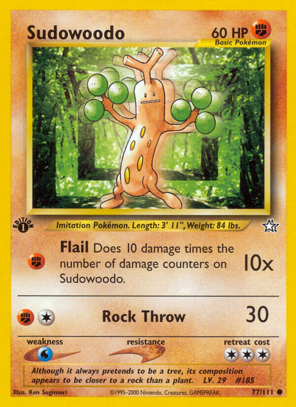 Sudowoodo - 77/111 - 1st Edition - EN
