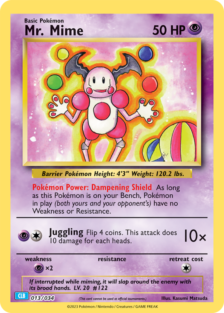 Mr. Mime - 013/34 - EN Mr. Mime - 013/34 - EN