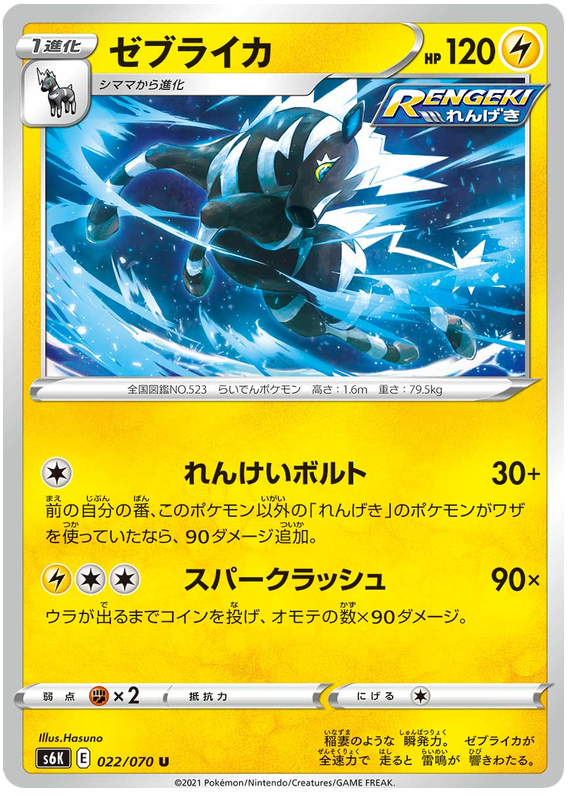 Zebstrika - s6K 022/070 - JP Zebstrika - s6K 022/070 - JP