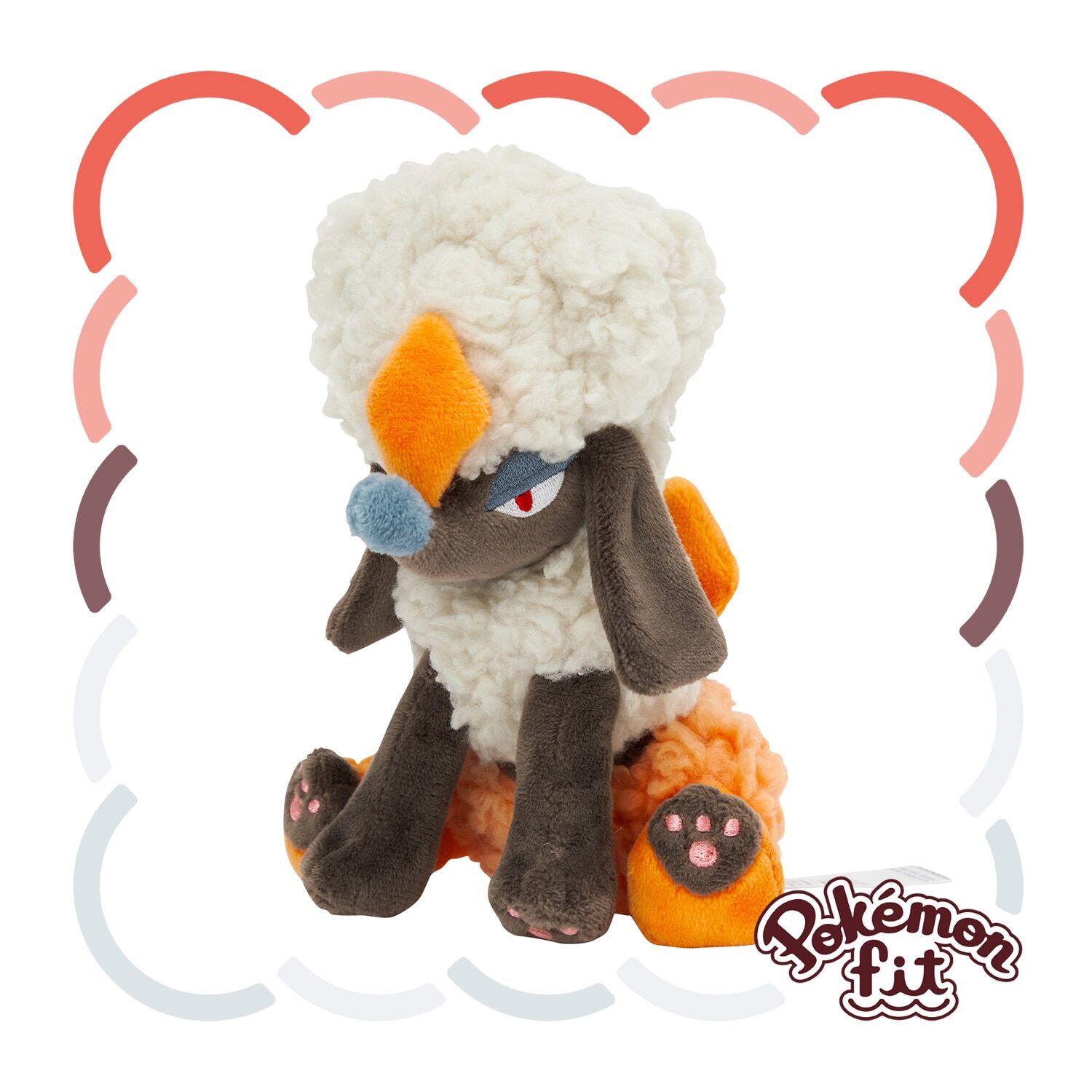 Furfrou (Diamond Trim) Sitting Cuties Plush - 16 cm