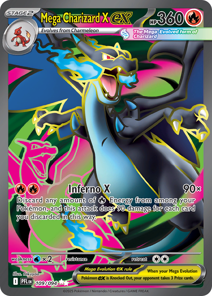 Mega Charizard X ex - 109/094 - EN Mega Charizard X ex - 109/094 - EN