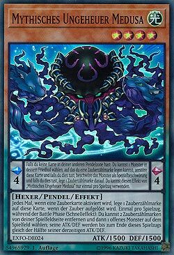 Mythisches Ungeheuer Medusa - Yu-Gi-Oh!