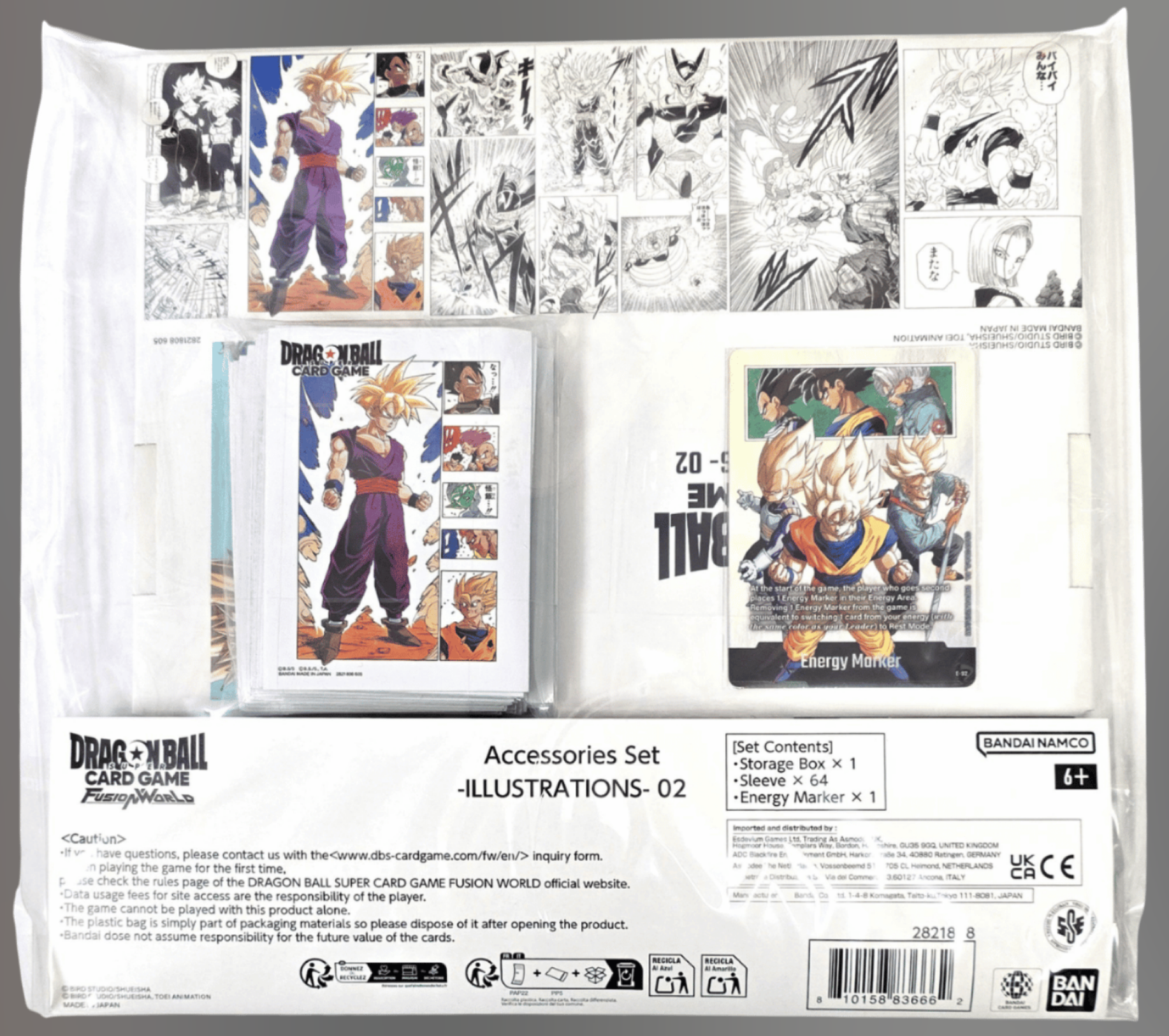 Fusion World Manga Accesory Set 02 - Dragonball Super Card Game Fusion World Manga Accesory Set 02 - Dragonball Super Card Game