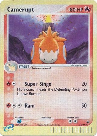 Camerupt - 24/97 - Reverse Holo - EN