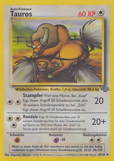 tauros-pok-mon-tcg_0 Tauros 047/064 - Pokémon TCG