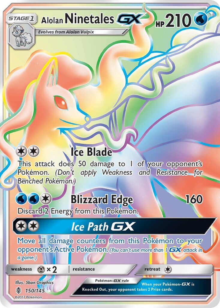 Alolan Ninetales-GX - 150/145 - EN