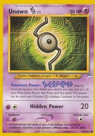 Unown S - 87/113 - Unlimited - EN