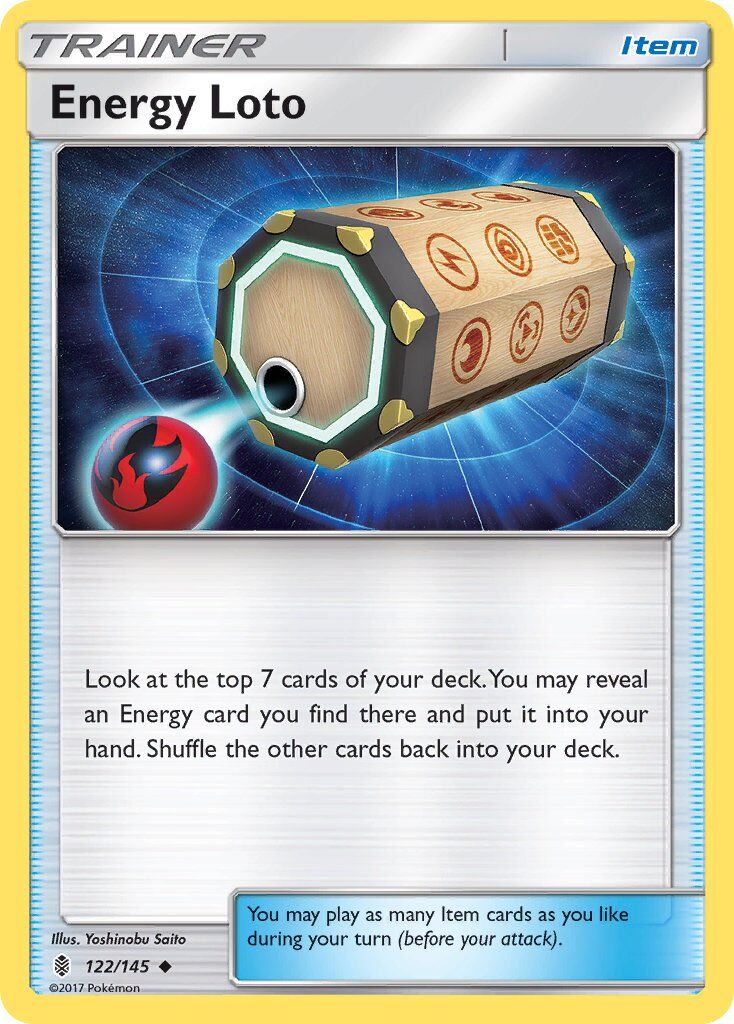 Energy Loto - 122/145 - Pokémon TCG - Lightly Played - EN