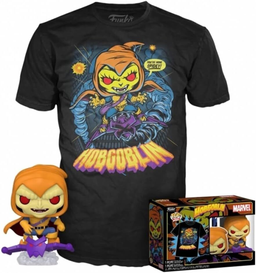 Hobgoblin POP! & Tee Box Funko Pop! Grösse M Hobgoblin POP! & Tee Box Funko Pop! Grösse M