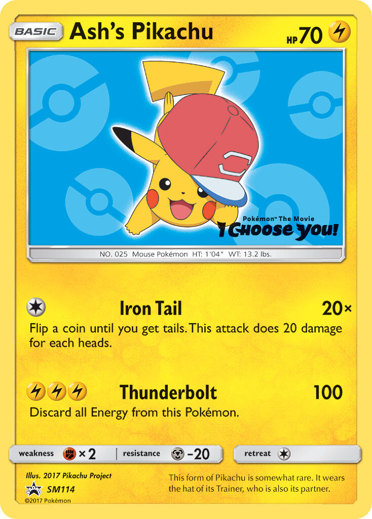 Ash’s Pikachu - SM114/SM114 - EN