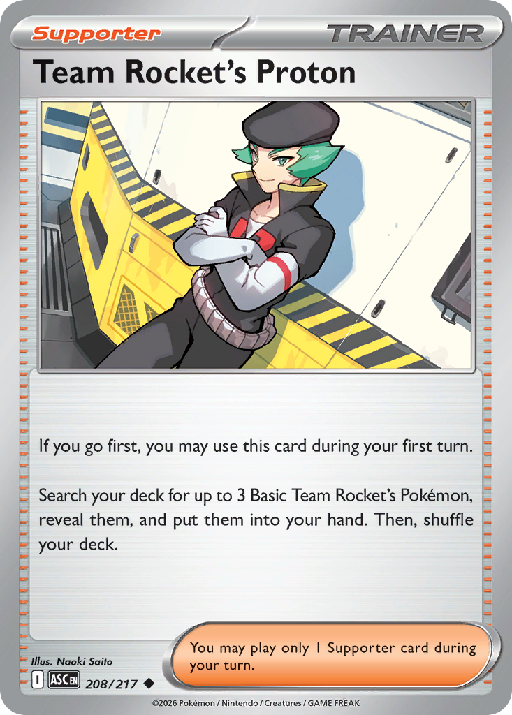 Team Rocket’s Proton - 208/217 - EN Team Rocket’s Proton - 208/217 - EN
