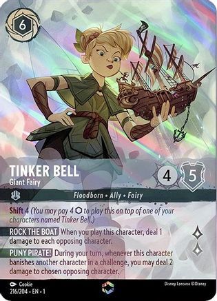 Tinker Bell - Giant Fairy (Enchanted) - 216/204 - EN Tinker Bell - Giant Fairy (Enchanted) - 216/204 - EN