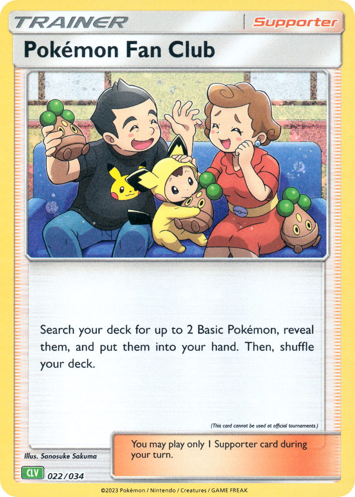 Pokémon Fan Club - 022/34 - EN