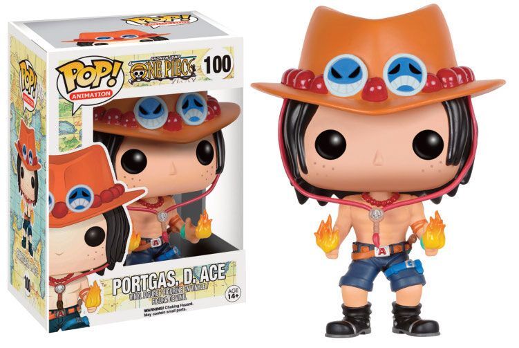 One Piece POP! Animation Vinyl Figur Portgas D. Ace 9 cm One Piece POP! Animation Vinyl Figur Portgas D. Ace 9 cm