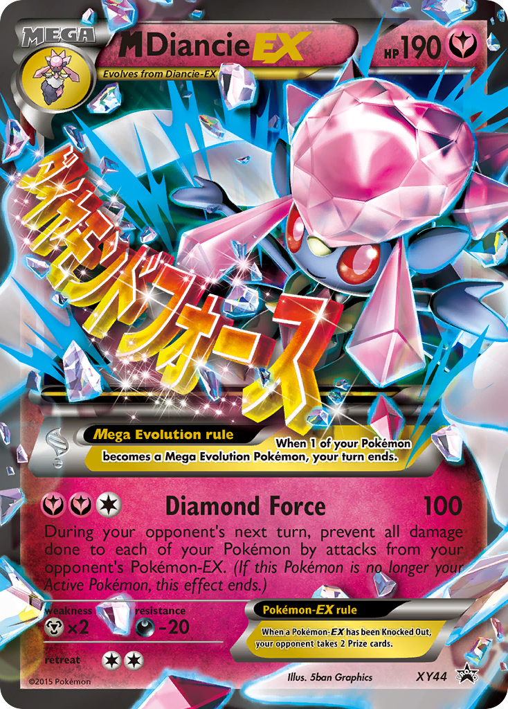 M Diancie-EX - XY44 - EN M Diancie-EX - XY44 - EN