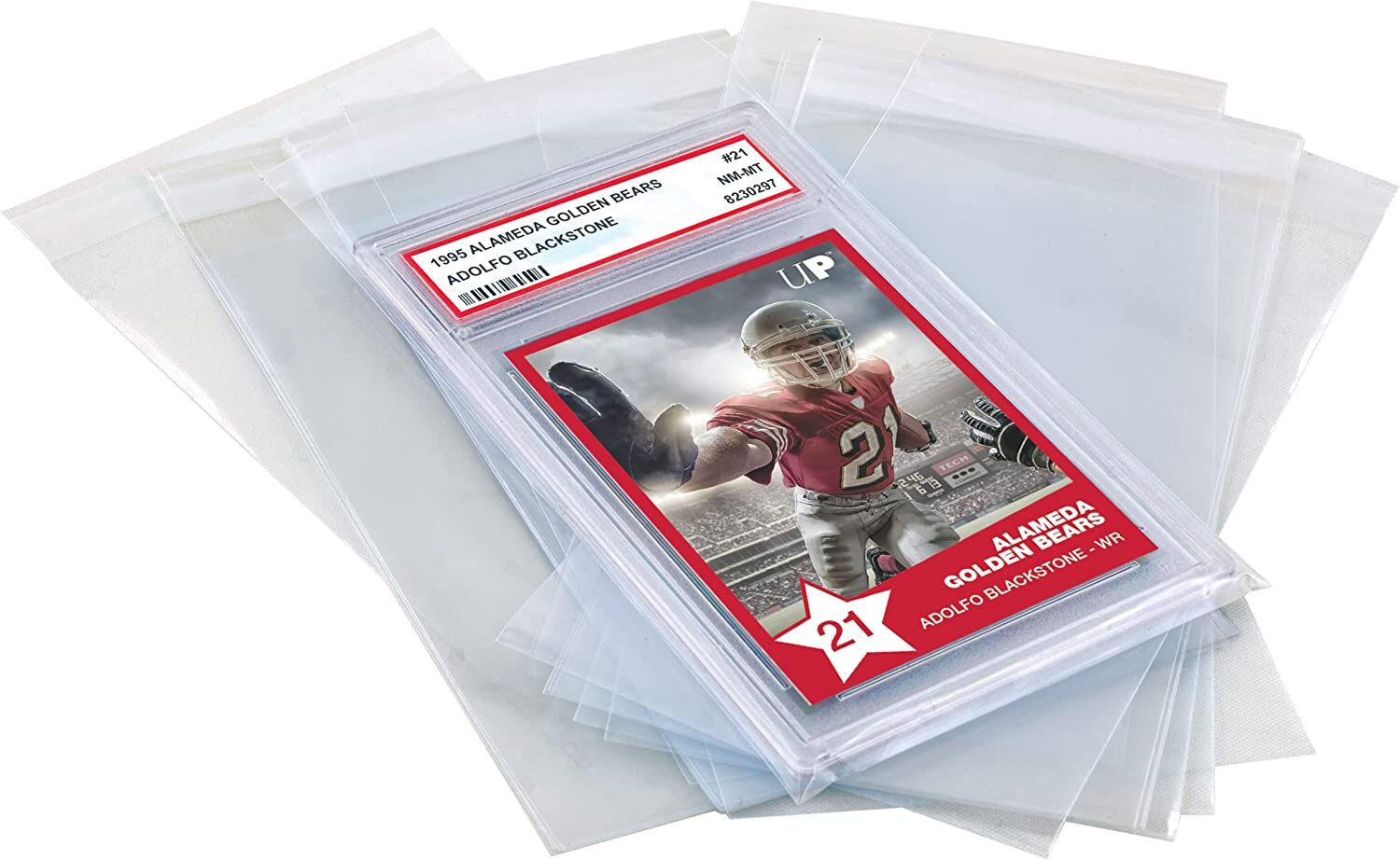 psa-graded-card-slab-realable-sleeves-ultra-pro2 UP - PSA Graded Card Slab Resealable Sleeves for PSA (1 Stk)