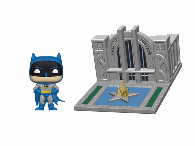 Batman 80th POP! Town Vinyl Figur Batman & Hall of Justice 9 cm Batman 80th POP! Town Vinyl Figur Batman & Hall of Justice 9 cm