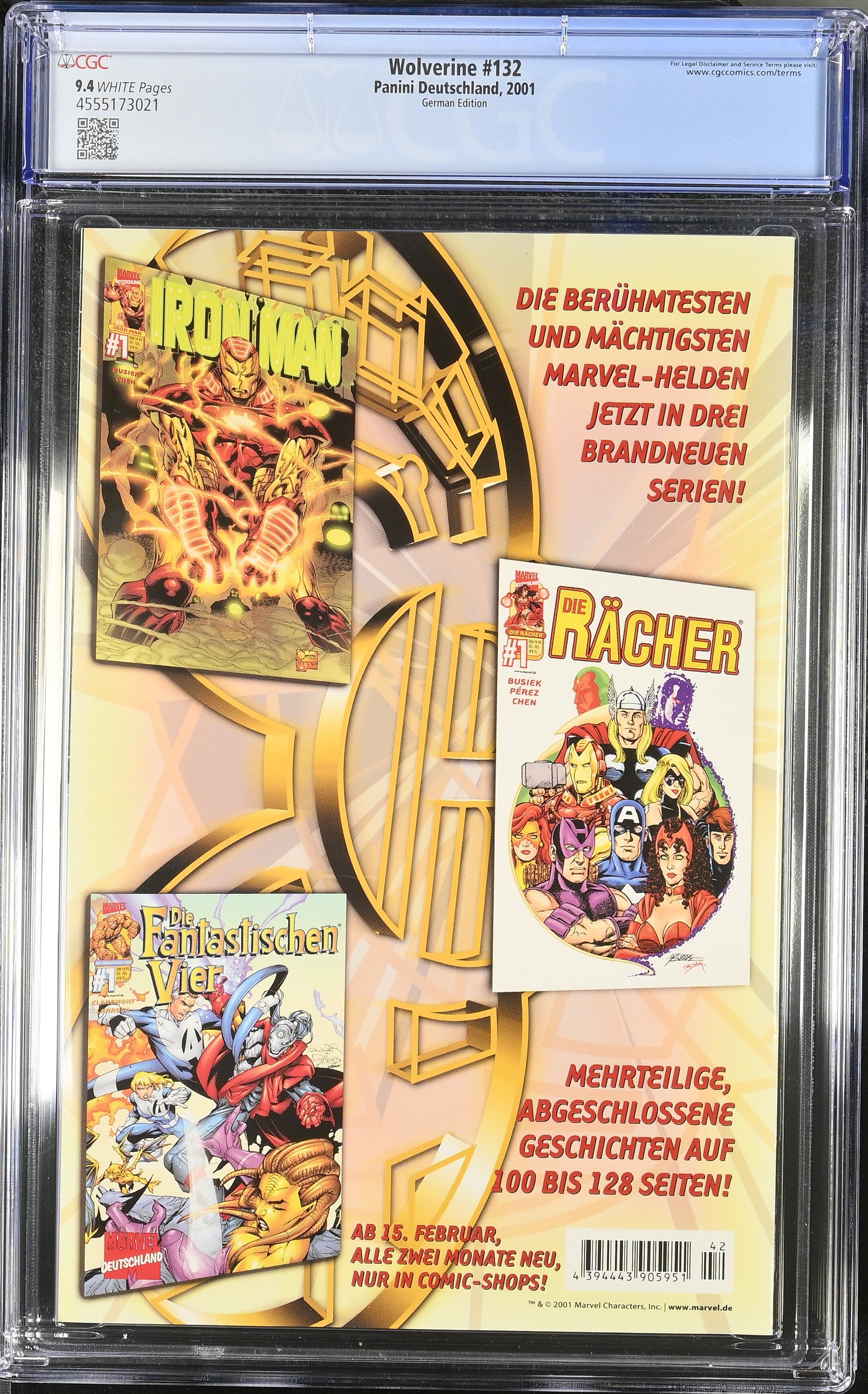 Wolverine #132 CGC 9.4 Top Pop!