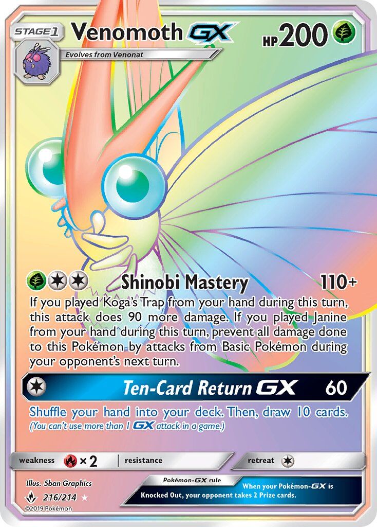 Venomoth-GX - 216/214 - EN