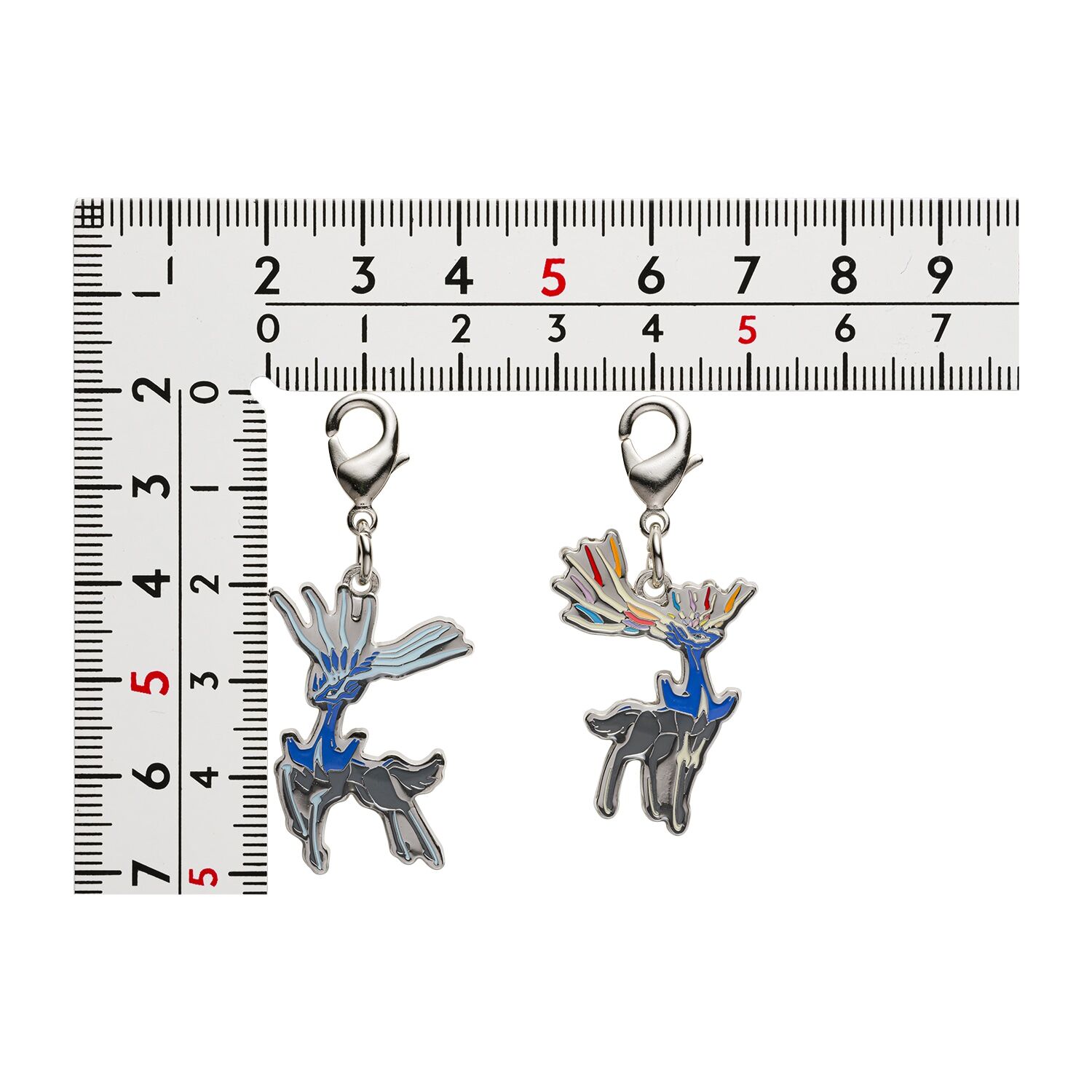Pokemon Center - Xerneas Schlüsselanhänger - 2 Stück