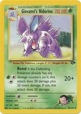 Giovanni’s Nidorino - 45/132 - Unlimited - EN