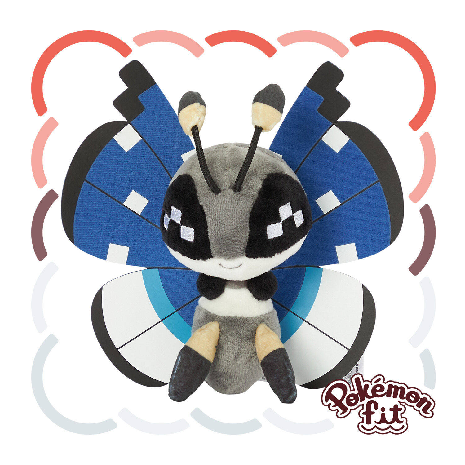 Vivillon (Polar Pattern) Sitting Cuties Plush - 16.5 cm