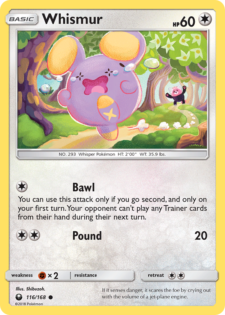 Whismur - 116/168 - EN Whismur - 116/168 - EN