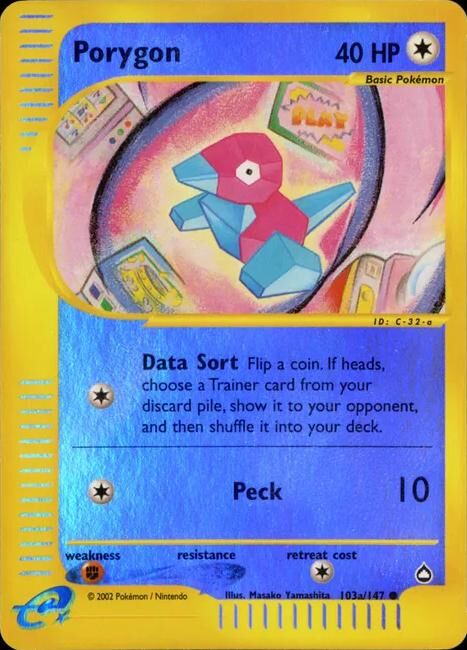 Porygon - 103a/147 - Reverse Holo - EN Porygon - 103a/147 - Reverse Holo - EN