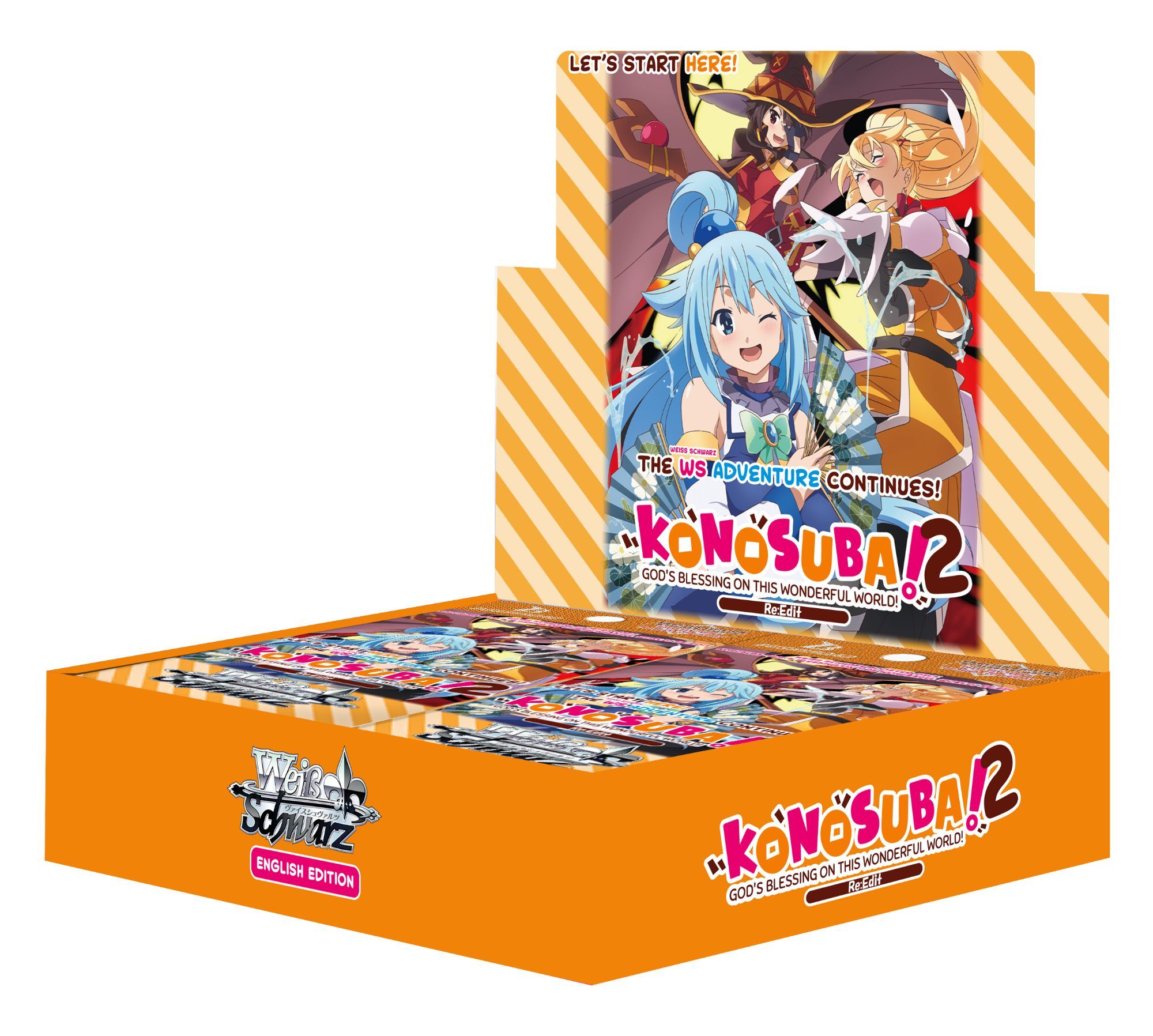 KONOSUBA! Gods blessing on this wonderful world! Re:Edit Booster Display (12) - Weiss Schwarz TCG - EN