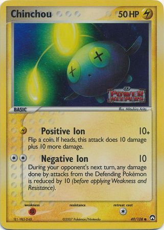 Chinchou - 49/108 - Reverse Holo - EN Chinchou - 49/108 - Reverse Holo - EN