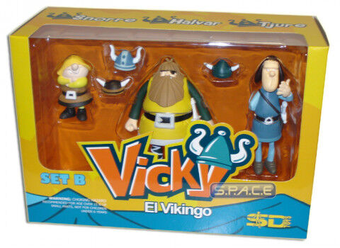 Wickie und die starken Männer Figuren 3-Pack Set B Figur Wickie und die starken Männer Figuren 3-Pack Set B Figur