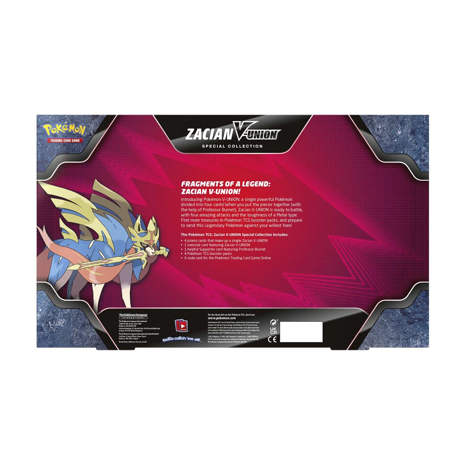Pokémon Zacian V-Union Special Collection Box - EN