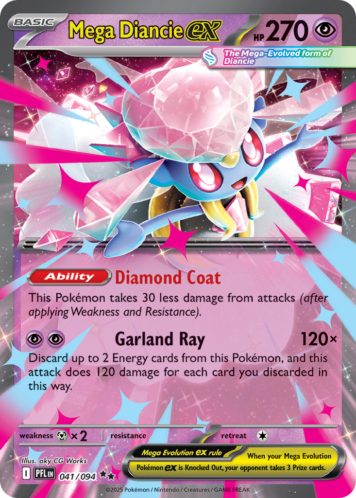 Mega Diancie ex - 041/094 - EN