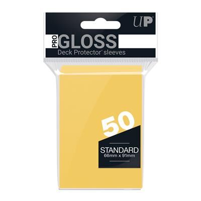 Ultra PRO Standard Sleeves / Yellow ( 50 Sleeves ) Ultra PRO Standard Sleeves / Yellow ( 50 Sleeves )