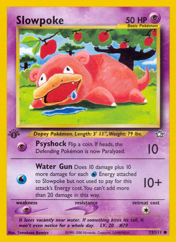 Slowpoke - 73/111 - 1st Edition - EN