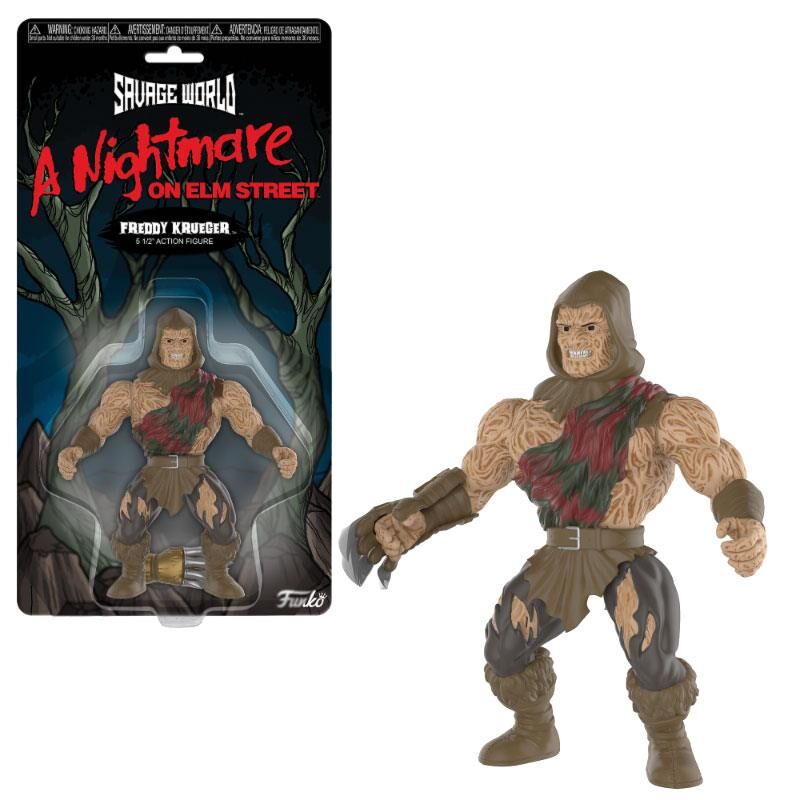 Nightmare on Elm Street Savage World Actionfigur Freddy 10 cm
