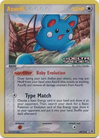 Azurill - 20/113 - Reverse Holo - EN
