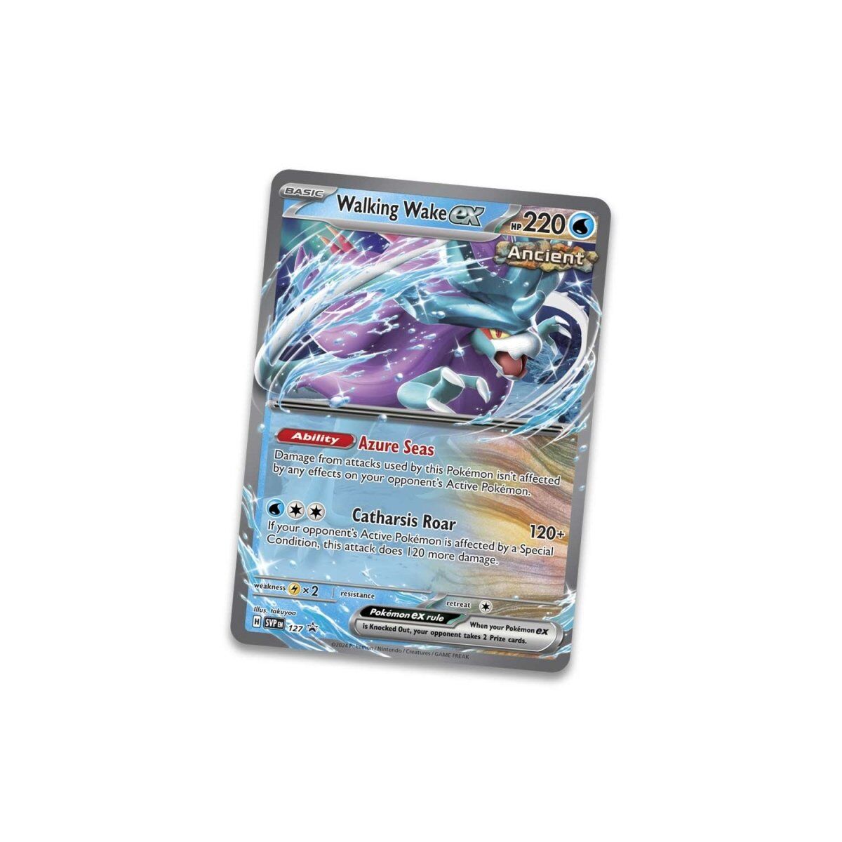 Pokémon TCG: Paradox Clash Walking Wake EX Tin (5 Pack Version) - EN
