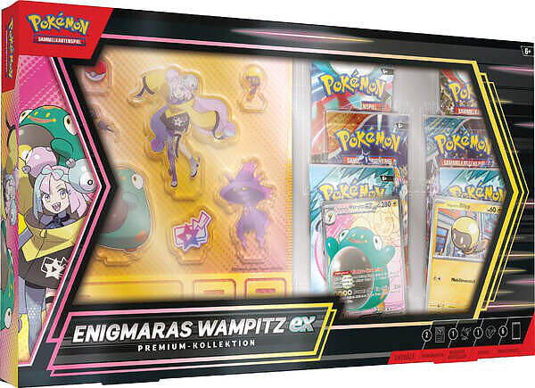 Pokémon TCG: Enigmaras Wampitz ex Premium Kollection - DE 