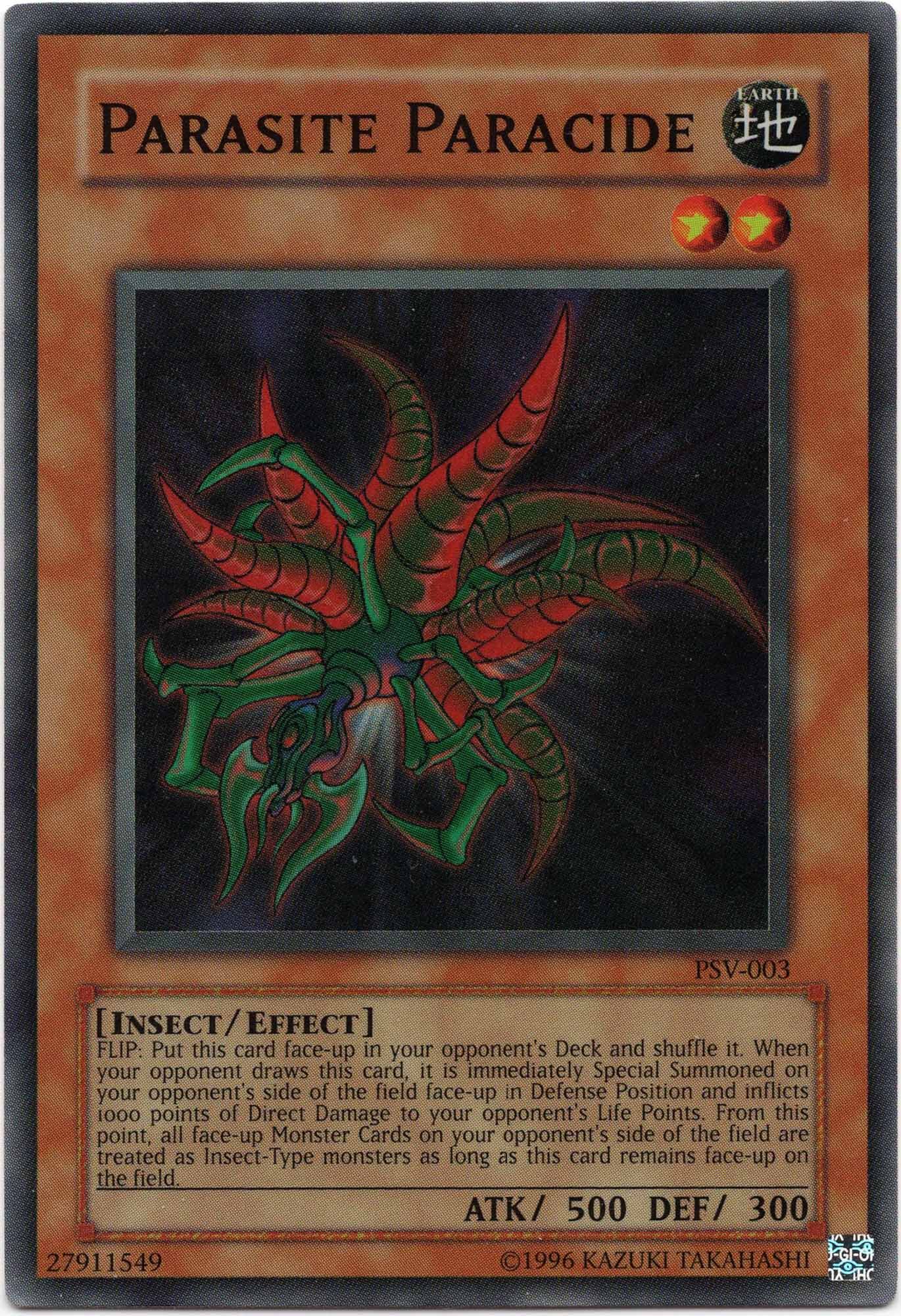 parasite-paracide-psv-003-super-rare-moderately-played Parasite Paracide - PSV-003 - Super Rare (Moderately Played)