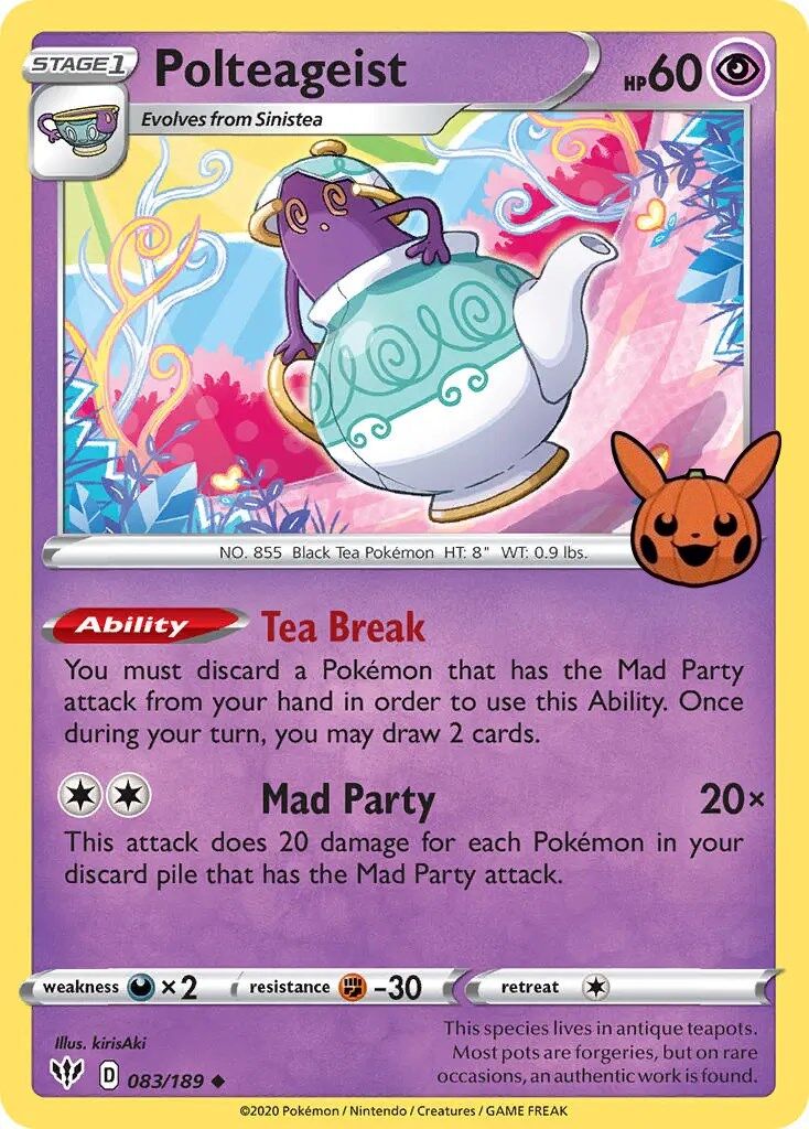 Polteageist - 083/189 - Pokémon TCG - Near Mint - EN