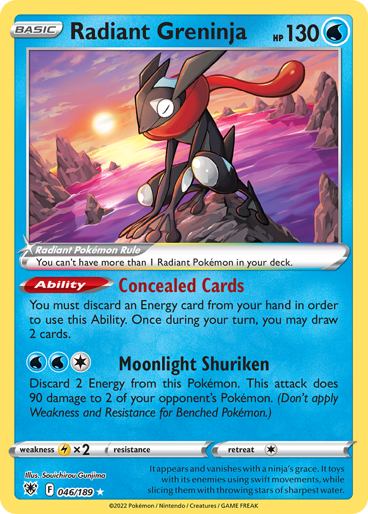 Radiant Greninja - 046/189 - EN