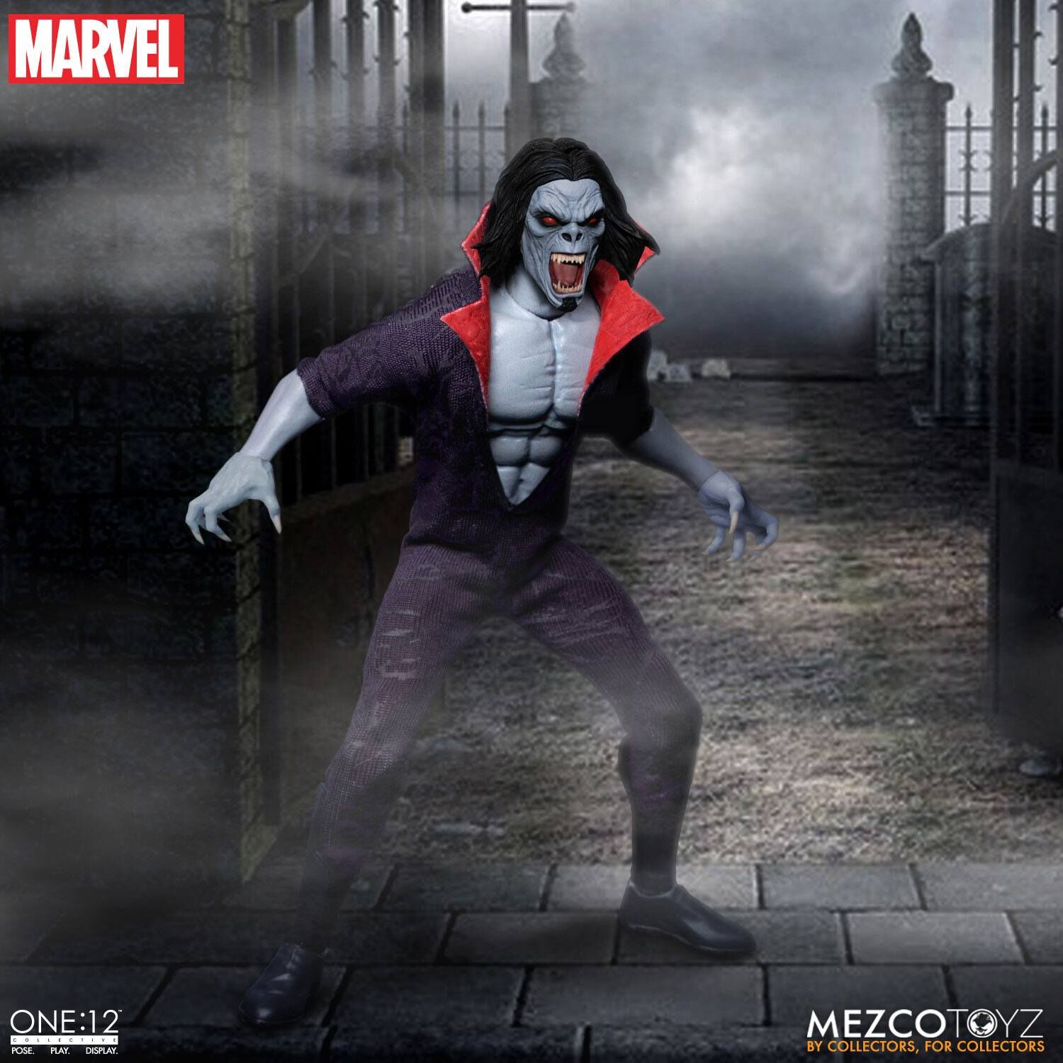 Marvel Universe Actionfigur mit Leuchtfunktion 1/12 Morbius 17 cm