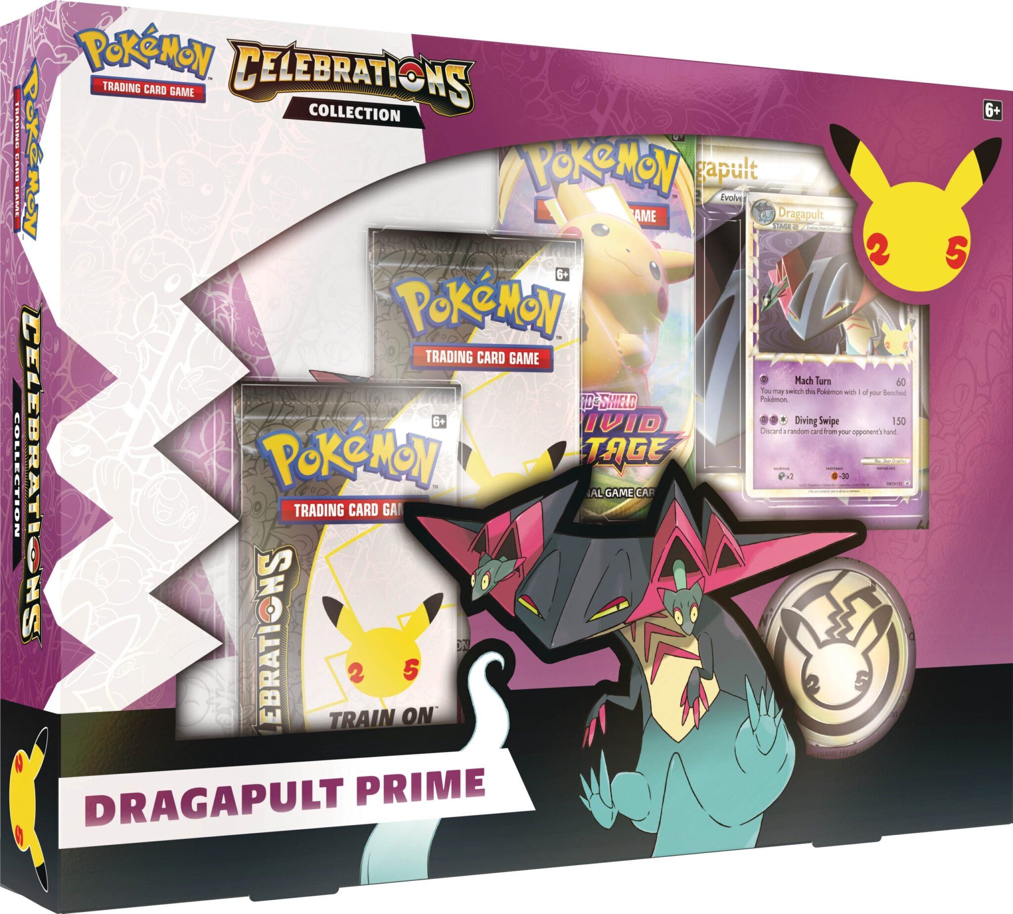 Pokémon 25th Anniversary Celebrations Dragapult Prime Collection Box - EN