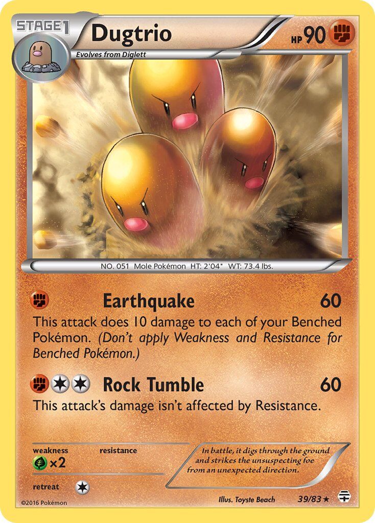 Dugtrio - 39/83 - EN Dugtrio - 39/83 - EN