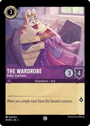 The Wardrobe - Belle's Confidant - 57/204 - EN The Wardrobe - Belle's Confidant - 57/204 - EN